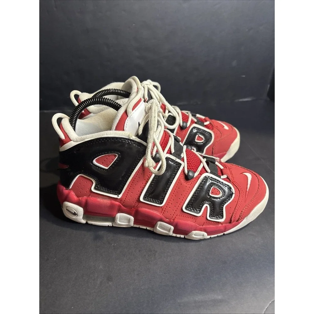 Size 6.5 (GS) - Nike Air More Uptempo Low Varsity Red